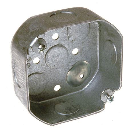 metal octagon box ewith ears|4 in. Octagon Box, Drawn, 1.